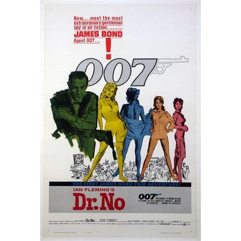 "Dr. No" Film Poster, 1962 at 1stDibs