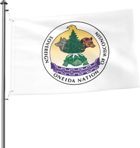 Amazon.com : KOSPOGO Oneida Nation Of Wisconsin Tribal Seal Ii Flag 2x3 ...