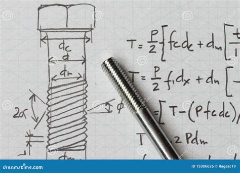 Design of bolt stock photo. Image of detail, forged, fasteners - 15306626