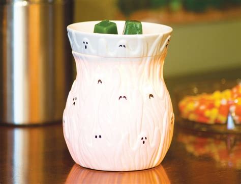 Ghouls & Ghosts Full-Size Scentsy Warmer PREMIUM - Receive a visit from spooky white specters ...