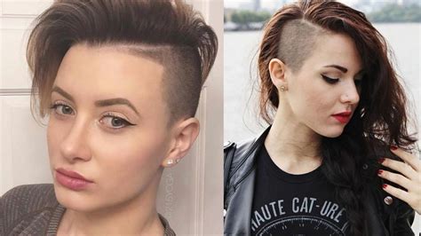 Sidecut Haircut - Side Shave Hair | Side Cut Hairstyles for Women/Girls - YouTube