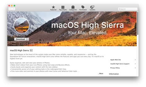 MacOS High Sierra Download is Available Now