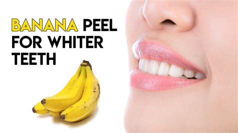 How to whiten your teeth at home with banana peel - Easy 2 minutes DIY ...