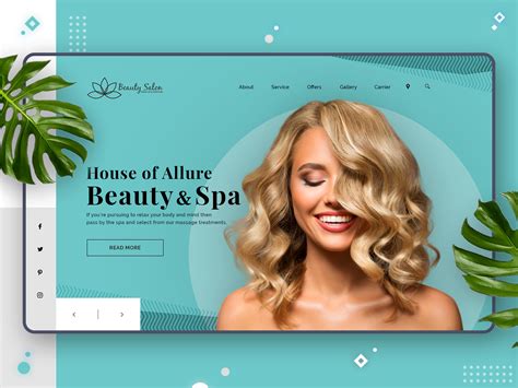Hey, Folks, Glad to share with you The Beauty Salon landing page web concept exploration ...