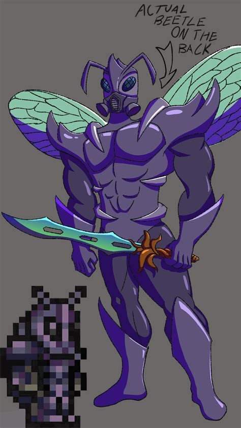 Beetle armor redesign : r/Terraria