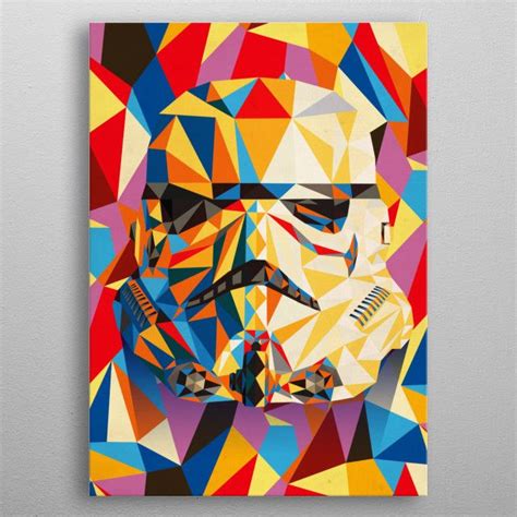 Abstract metal poster Pop Art Posters, Metal Posters, Poster Art, Poster Prints, Star Wars Wall ...