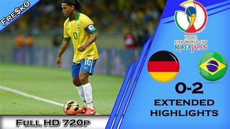 GERMANY vs BRAZIL 0-2 [World Cup 2002 FINALS] All Goals & Highlights - English Commentary - HD ...