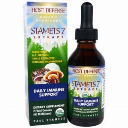 Fungi Perfecti, Organic Stamets 7 Extract, Daily Immune Support, 60 Ml [ Nutrition & Food ...