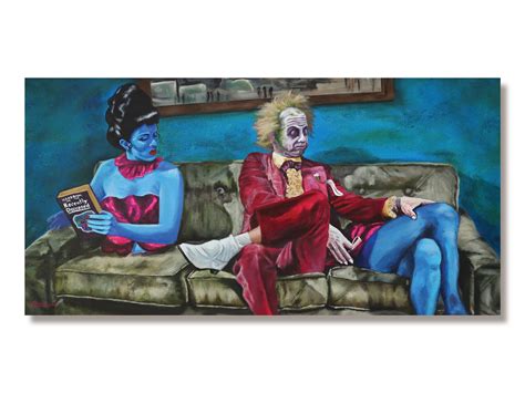 Beetlejuice Waiting Room print - Etsy