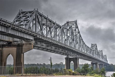 Huey P. Long Baton Rouge Bridge (Old Mississippi River Bridge, Airline ...