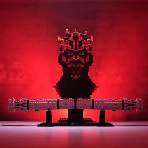 LEGO Darth Maul Life-Size Bust | Build it Yourself – Bricker Builds