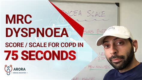 MRC Dyspnoea Score / Scale for COPD in 75 seconds - YouTube