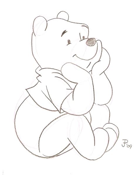 Winnie The Pooh Picture Drawing | Drawing Skill