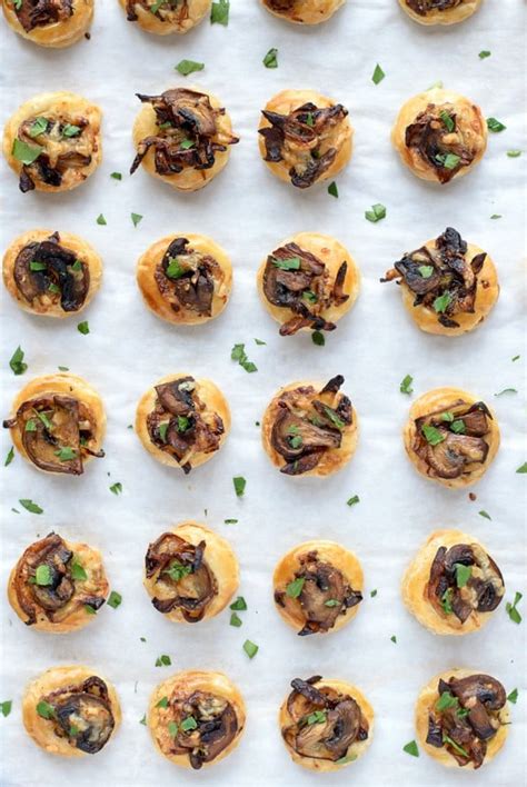 Mushroom Puff Pastry Bites {Easy Vegetarian Appetizer} – WellPlated.com