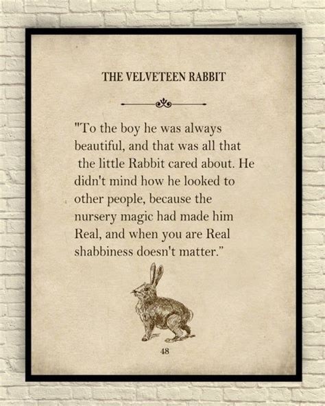 Velveteen Rabbit Wall Art Velveteen Rabbit Art Print Story | Etsy in 2020 | Rabbit wall art ...