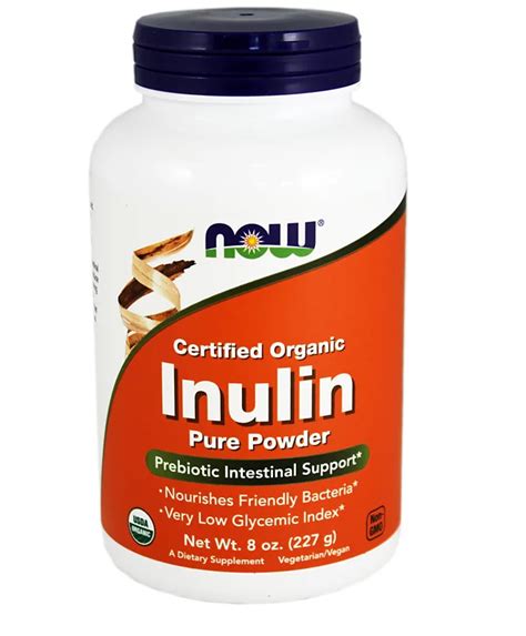 NOW Inulin Prebiotic FOS Powder - Shop Diet & Fitness at H-E-B