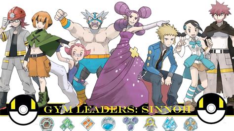 Pokemon Sinnoh Gym Leaders