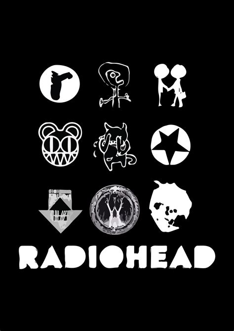 Radiohead Poster | Music poster, Radiohead, Radiohead poster