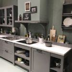 Grey Kitchen Cabinets With Glass Doors - TheBestWoodFurniture.com