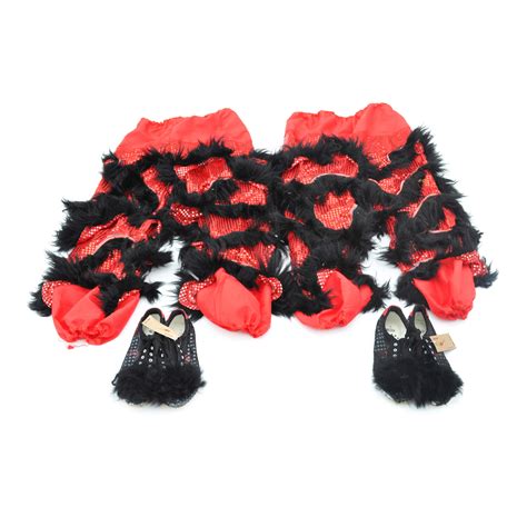 Lion dance costume Chinese lion dance - Black & Red