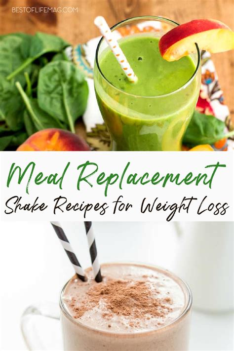 DIY Meal Replacement Shakes for Weight Loss