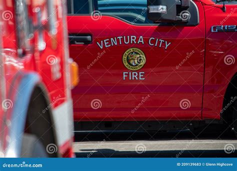 A Ventura City Fire Department Logo and City Seal on Fire Department ...