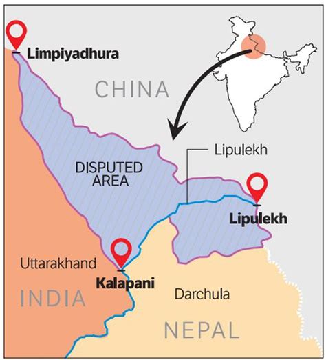 Map Of India Nepal Border Maps Of The World - vrogue.co