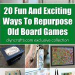 20 Fun And Exciting Ways To Repurpose Old Board Games - DIY & Crafts