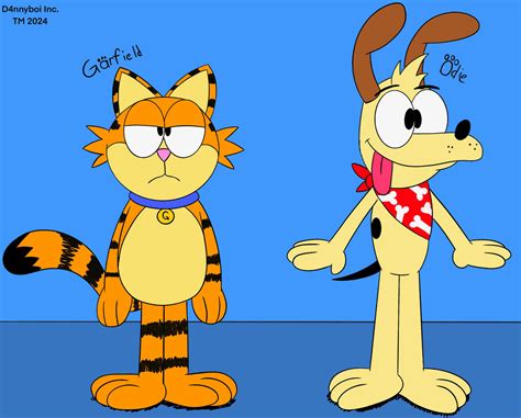 Garfield and Odie (My Version) by D4nnyBoi on DeviantArt