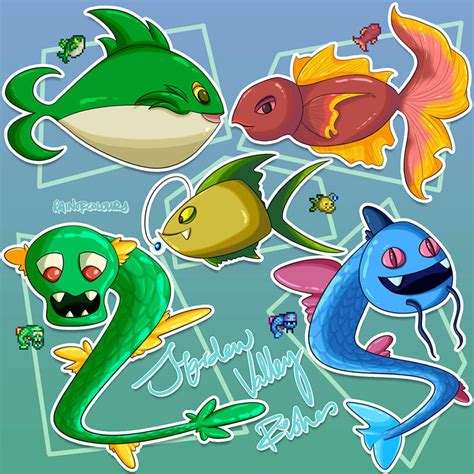 Stardew Valley - Legendary Fishes by mystickal-celticka on DeviantArt