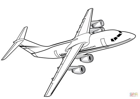 A380 Coloring Page