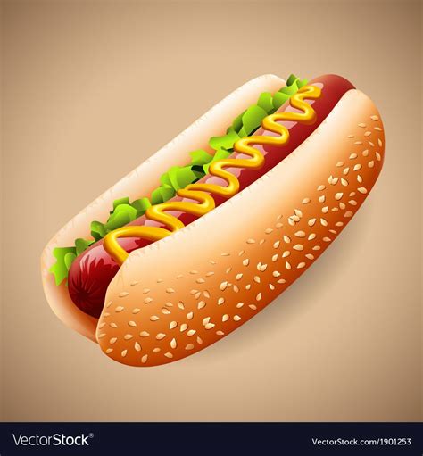 Hot dog Royalty Free Vector Image - VectorStock , #AFFILIATE, #Royalty, #dog, #Hot, #Free #AD ...