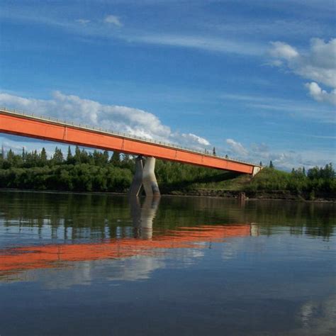 Peace River bridge / fort vermilion Alberta | Peace river, Magical sky ...