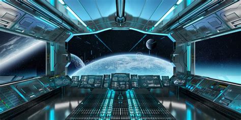 Spaceship Interior Background