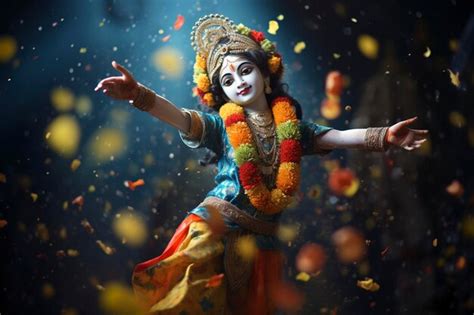 Premium AI Image | Janmashtami Background