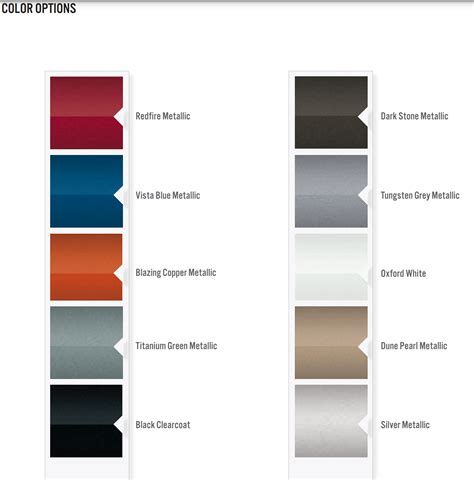 color palette 2021 ford escape exterior colors - Most Personal Website Image Library