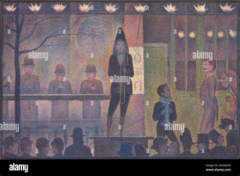 Georges Seurat - Circus Sideshow Stock Photo - Alamy