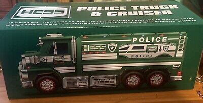 2023 HESS toy truck police truck with police cruiser great for christmas present | eBay