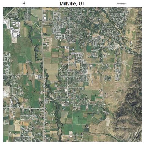 Aerial Photography Map of Millville, UT Utah