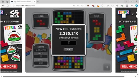 My new high score : r/Tetris