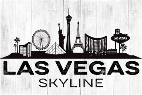 Las Vegas City Skyline Silhouette Graphic by RODesign · Creative Fabrica