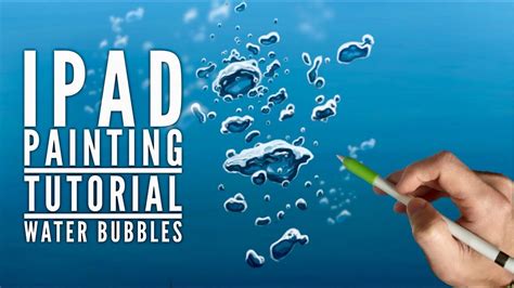 HOW TO DRAW BUBBLES UNDERWATER Apple Pencil drawing tutorial iPad pro - YouTube