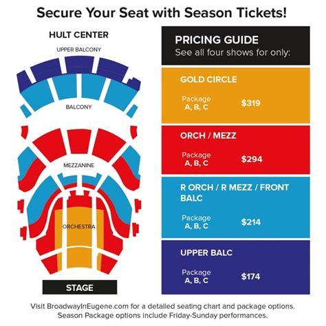 hult center seating chart