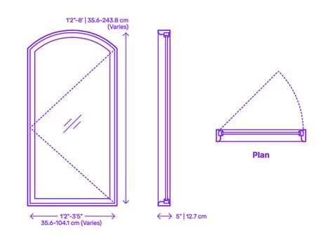 Casement Window - Arch Head Dimensions & Drawings | Dimensions.com