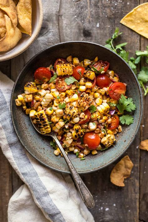 Grilled Corn Salsa | Healthy Nibbles