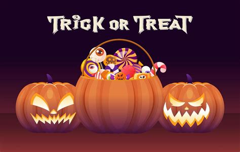 Trick Or Treat Vector Art, Icons, and Graphics for Free Download