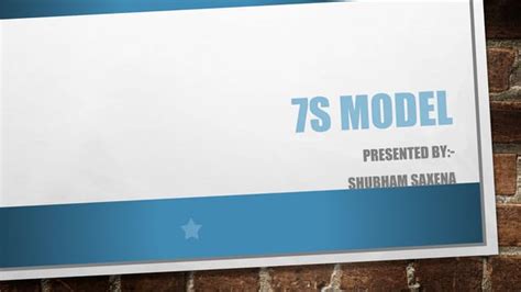 7s model | PPT