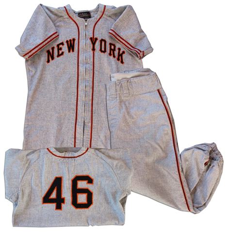 Sell Your 1947 New York Giants Uniform at Nate D. Sanders Auctions