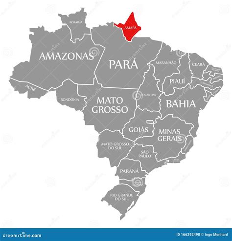 Modern Map - Amapa BR Brazil Stock Photo | CartoonDealer.com #82452180