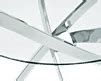 Denver 95cm Round Glass Dining Table | Oak Furniture Superstore Denver